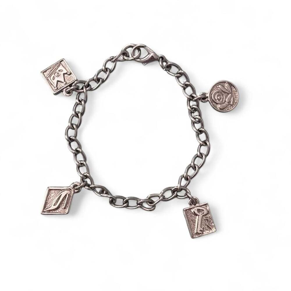 Barbie Y2K Silver-Tone Charm Bracelet